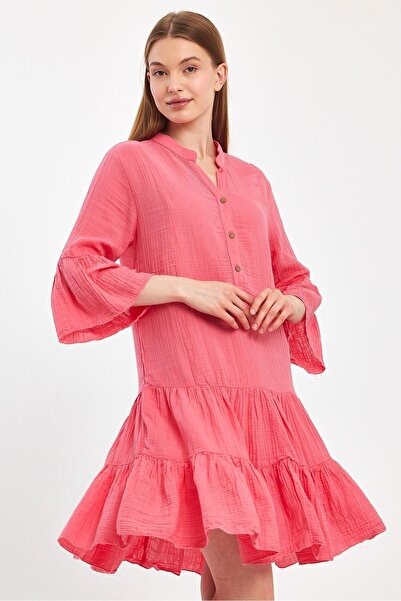 Heaven Ephesus Kadın Müslin Tunik /Elbise - Müslin Saranda Tunik - 1120