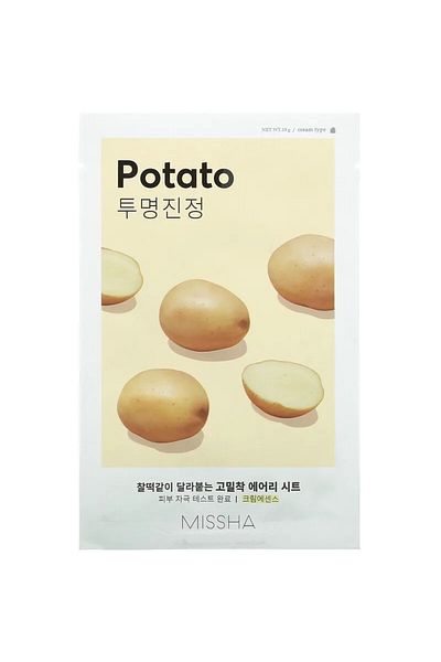 Missha Mască facială cu extract de cartofi, Missha Airy Fit Sheet Mask Potato, 19g