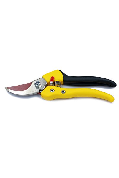 CHİKAMASA Professional Pruning Shear PS-8Y Fluorine Coating & Sap Resisting Made In Japan By Chikamasa Yellow