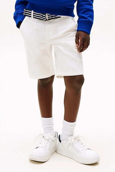 Tommy Hilfiger Boy's Woven Belted Short Shorts