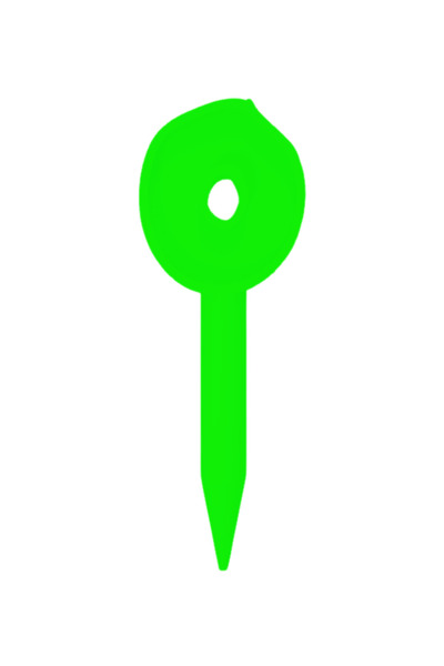 OEM Topper tort, "0", zi de nastere, aniversare,150 X 53 mm verde