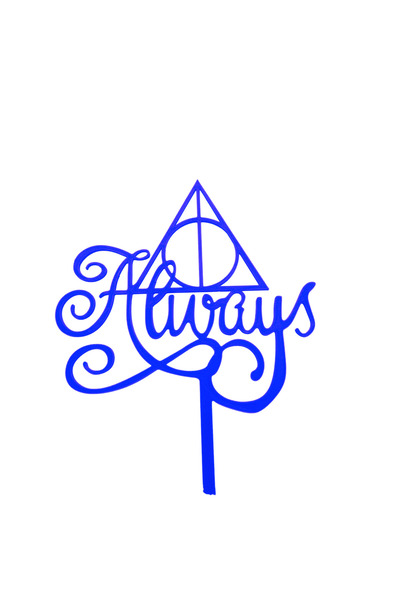 OEM Decoratiune topper tort, "ALWAYS" Harry Potter and the Deathly Hallows, 1...