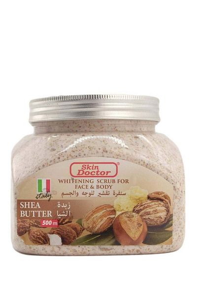 Skin Doctor SKIN DOCTOR Shea Butter Whitening Scrub For Face & Body 500g