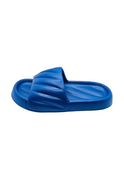 TECOS Papuci de plaja sau piscina pentru barbati, Tecos®, albastri, marimea 42-43, 26.5 centimetri