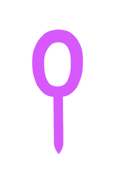 OEM Topper tort, "0", happy anniversary,150 X 62 mm mov deschis