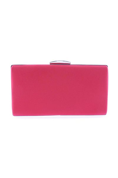 DGN Red Satin Evening Dress Clutch Bag - 63843152