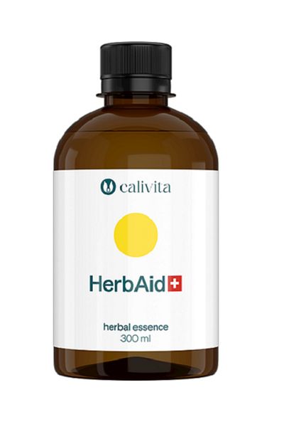 Calivita HerbAid+ 53 Medicinal Plants Concentrate Multiple Indications for Skin Problems (300ml) - Calivita