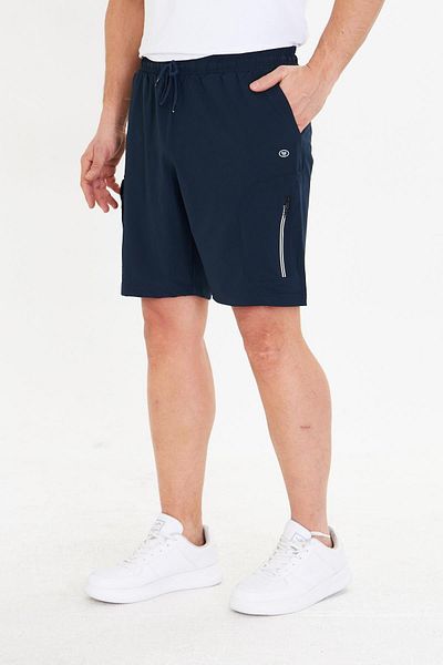 Marco Ferry Ανδρικό StretchFit ελαστικό σορτς με τσέπες Cargo Navy Blue 6040-L