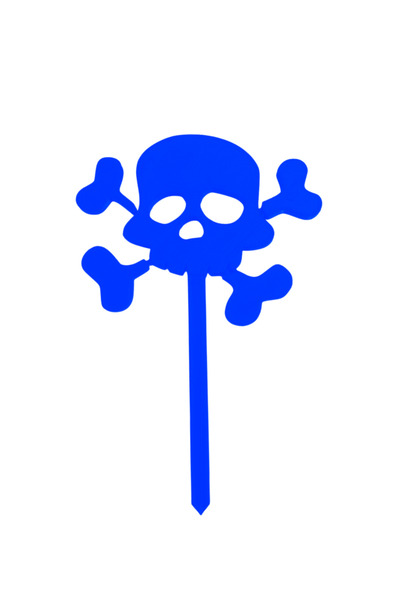 OEM Διακοσμητικό αστείο νεκροκεφαλή "SKULL STAKE", Hallowwen Garden 16,5 x 11...