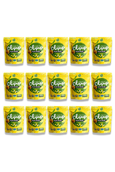 Nutruit Olipop Limon Kabuğu Dolgulu Yeşil Zeytin (1 KOLİ/15 ADET)