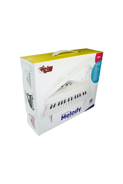 Vardem Mp3 Player White Piano with Microphone - 31 Keys