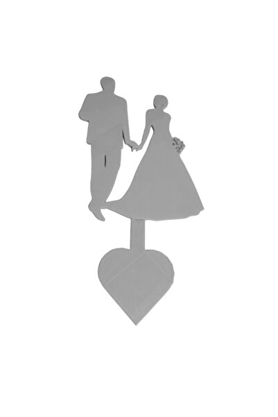 OEM Decoratiune topper tort, "MIRE SI MIREASA" decor pentru tortul de nunta, ...