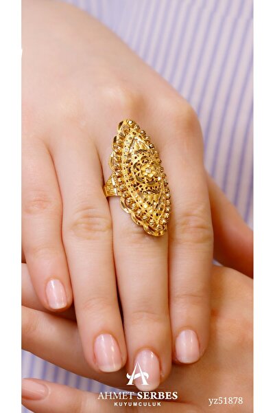 Ahmet Serbes Kuyumculuk 22 Ayar Altın Hint Yüzük