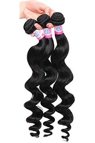 Generic Mike & Mary Hair Brazilian Virgin Hair 3 Bundles Loose Wave 300g Unprocessed Natural Color Human Hai