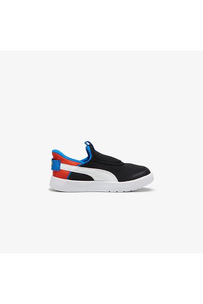 Puma Dětské černé tenisky Puma Courtflex V3 Sliptech Ps