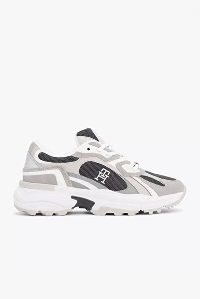 Tommy Hilfiger TH MODERN RUGGED RUNNER Kadın gri Sneaker FW0FW083850IM