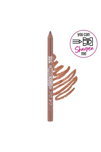 L.A. Girl Creion de buze rezistent la apă, ultra-rezistent L.A. Girl Shockwave Nude Lipline 748 Coquette, 1.2g