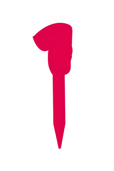 OEM Topper tort, "1", zi de nastere, aniversare,150 X 47 mm roz zmeuriu