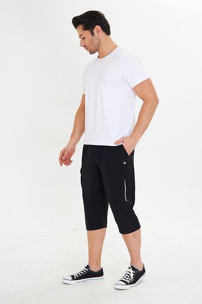 Marco Ferry Ανδρικό StretchFit Cargo Pocket Ευέλικτο Capri Μαύρο 6035-S