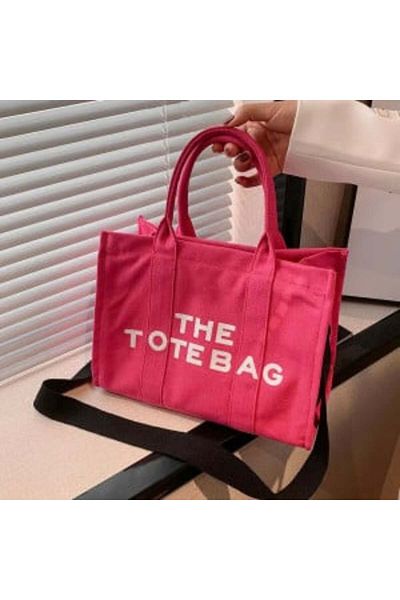 OEM Women's canvas bag, shopper, large, with logo print The Tote Bag