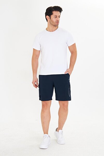 Marco Ferry Erkek StretchFit Kargo Cepli Esnek Şort Lacivert 6040-L