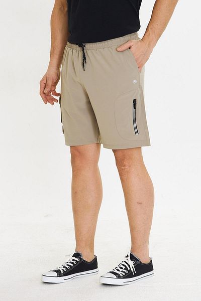 Marco Ferry Ανδρικό StretchFit ελαστικό σορτς με τσέπες Cargo μπεζ 6040-B