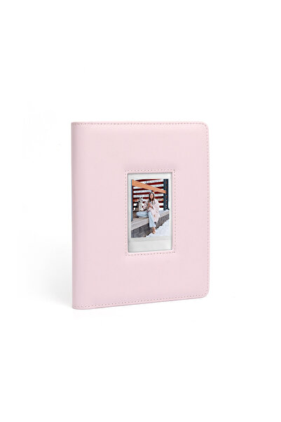 Choice ألبوم صور Instax Mini وردي اللون يحتوي على 288 جيبًا لكاميرا Fujifilm ...