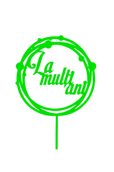 OEM Decoratiune tort, "LA MULTI ANI", topper wonderful day, ziua ta speciala ...