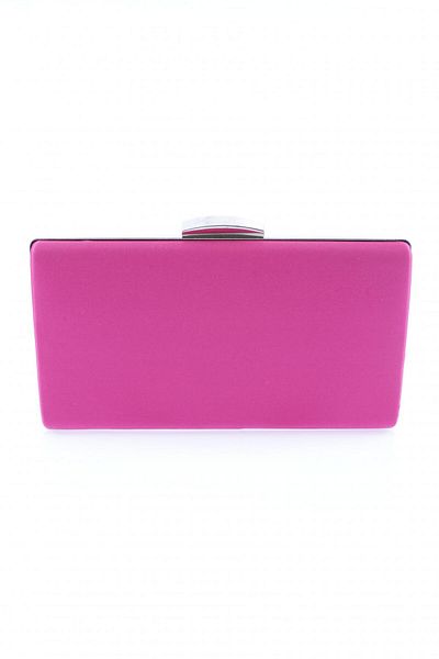 DGN Fuchsia Satin Women's Evening Dress Clutch Bag
