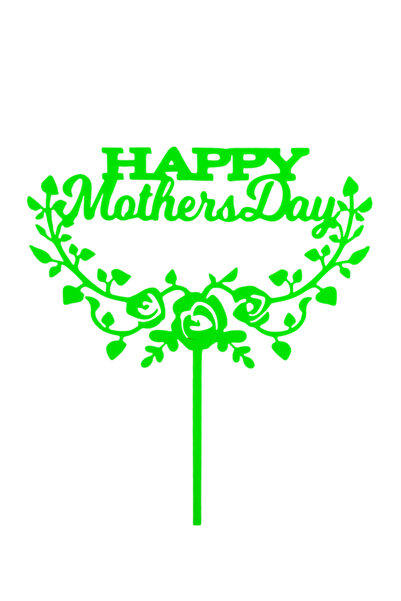 OEM Decoratiune tort, "HAPPY MOTHERS DAY" topper mom's special day, ziua mame...