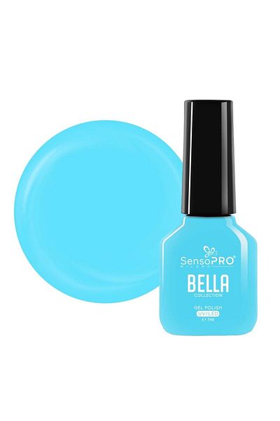 SensoPRO Milano Oja semipermanentă, Colecția BELLA - Pastel Aquamarin, 7ml