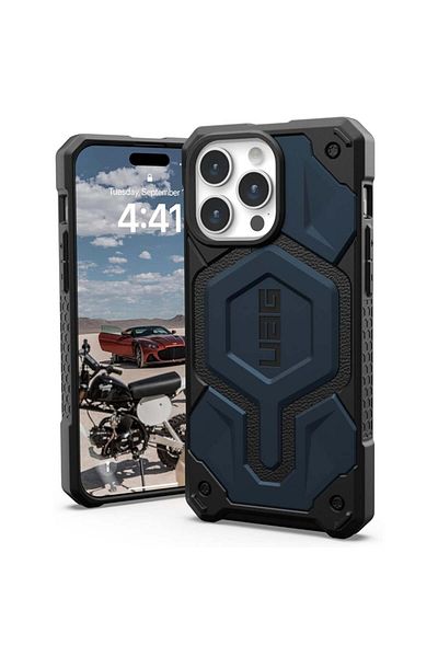 UAG Carcasă pentru iPhone 15 Pro Max, Monarch Pro Magsafe, - Albastru marin