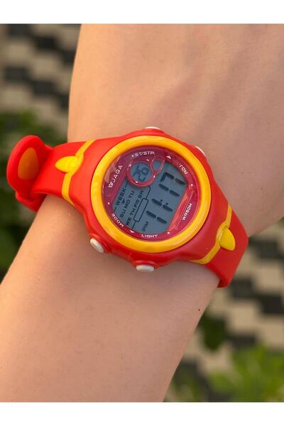 Jaga Dijital 2 Yıl Garantili Alarm+Kronometre+Işık Ve Takvimli 5 Atm Genç Spo...