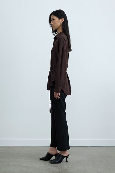Suud Collection Black Janet Flare Pants