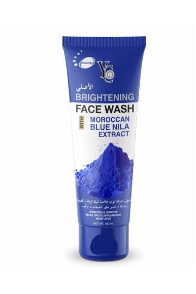 YC غسول تبييض الوجه من واي سي بخلاصة النيلة الزرقاء المغربية - 100 مل