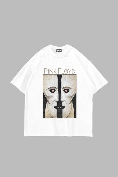 Tarzsokak Pink Floyd Division Imprimat Oversize Unisex Alb