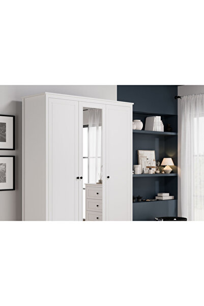 Almila Sento Moon 3 Kapaklı Dolap