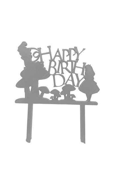 OEM Decoratiune topper, "Happy birthday", pentru iubitorii de ciuperci 16 x 1...