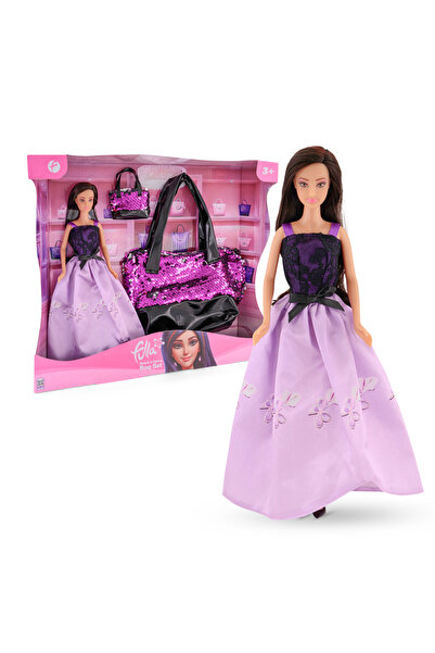 Fulla مجموعة دمية فلة مع حقيبة مطابقة وحقيبة حمل