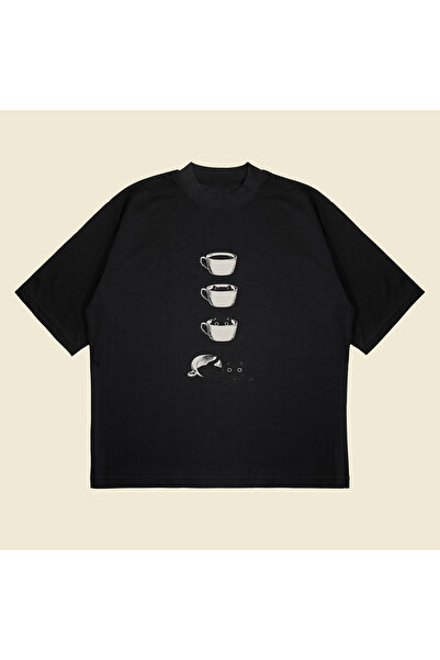 Tarzsokak Țesătură groasă, respirabilă, unisex, din bumbac, imprimată cu pisi...