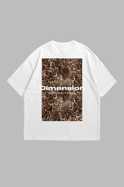 Tarzsokak Размер Печатен леопардов мотив 24/1 Овърсайз Унисекс Черно