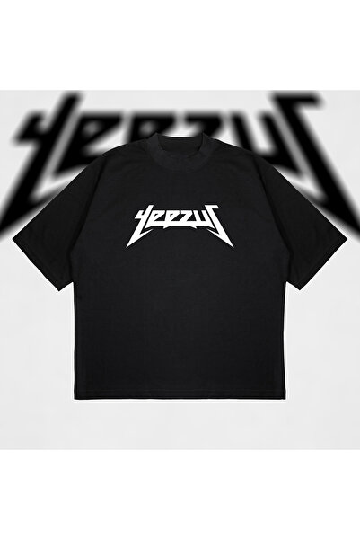 Tarzsokak Yeezus Basic قماش سميك من القطن للجنسين مقاس كبير يسمح بمرور الهواء