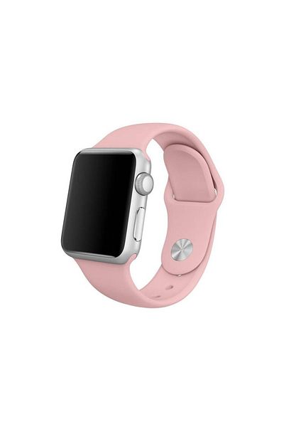 REDz Accessories Sport Band For Apple Watch, Silicone, Pink - 44/45/46/49 Mm, Large