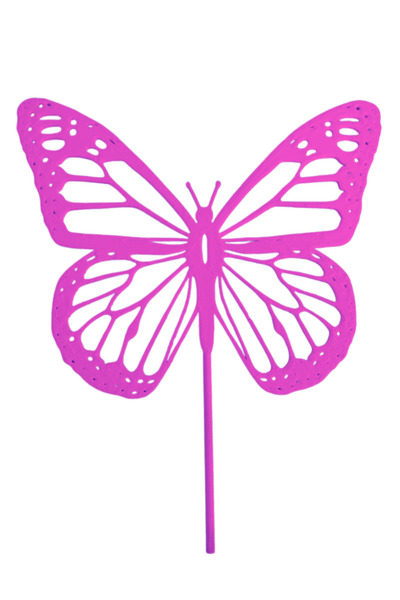 OEM Decoratiune tort, "BUTTERFLY", topper armonia fluturilor, 17, 5 x 15 cm m...