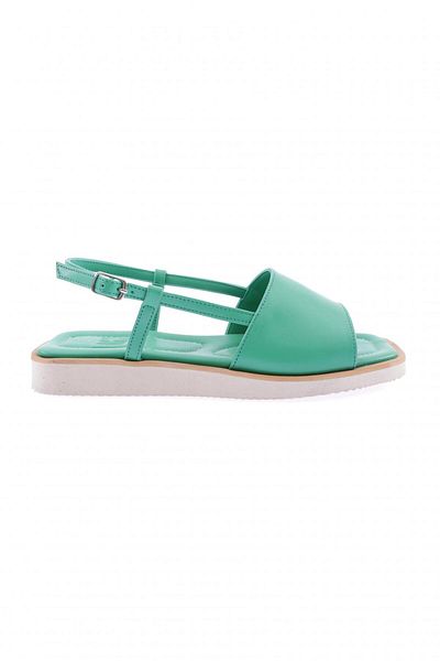 DGN Green Square Buckle Women's Sandals - 515-23y