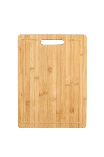 PUFO Tocător universal de bucătărie din lemn de bambus cu mâner, Pufo, maro, ...