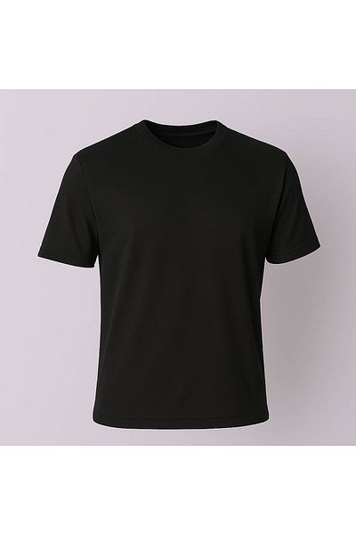 trender Oversize American Pike Crew Neck Black Men's T-Shirt 2639