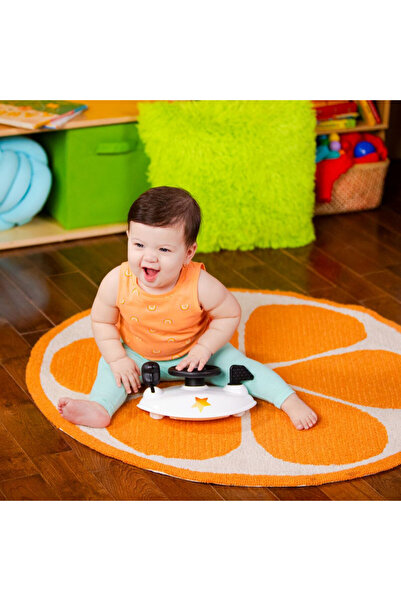 Bright Starts Little Speedster – 3-in-1 Red Racer Baby Car Walker with Toy Station, 6–24 Months