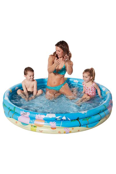 Peppa Pig Inflatable pool for children, 3 rings, 100x23 cm, multicolor, Peppa Pig