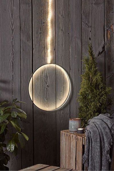 Tchibo Hanging Led Circle 40 D Cm, Black